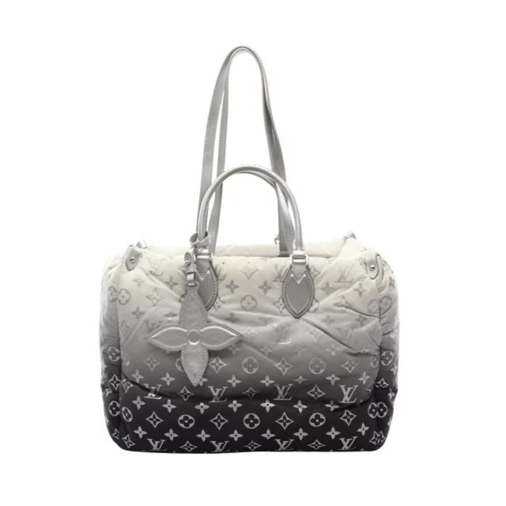 Louis Vuitton On The Go LV SKI Tote Bag Leather Gray Multicolor